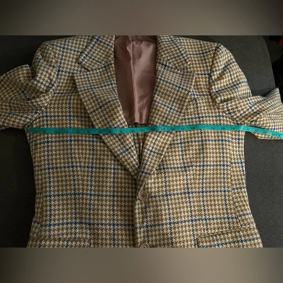SOLD🍓VINTAGE - Houndstooth Overcoat Blazer - Picture 9 of 10